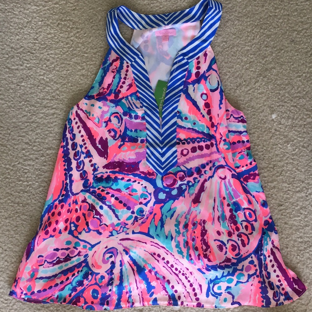 Lilly Pulitzer Achelle Silk Top